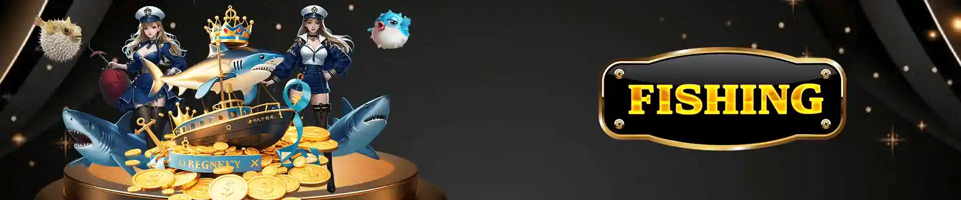 PHLAGO fishing game interface with login screen and rewards display